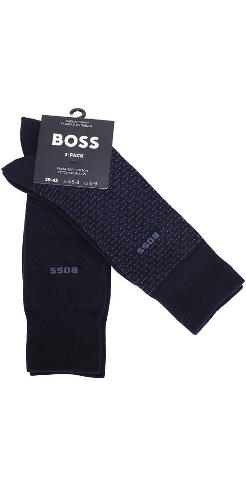 Pánské oblekové ponožky Boss 50491197 2 pack