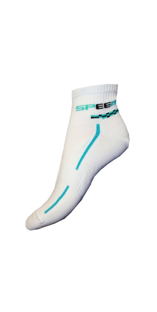 Ponožky Gapo Fit Speed - bílotyrkys