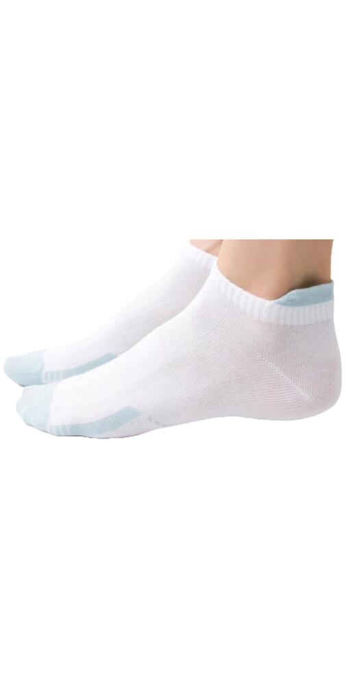 Nízké ponožky Steven 137050 bílé