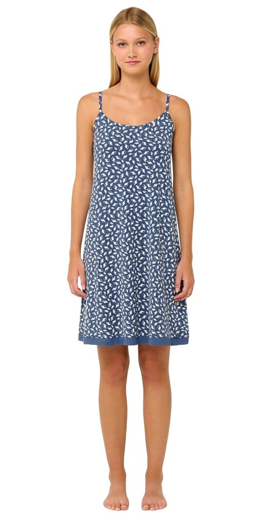 Letní noční košile s ramínky Vamp 22056 blue raf