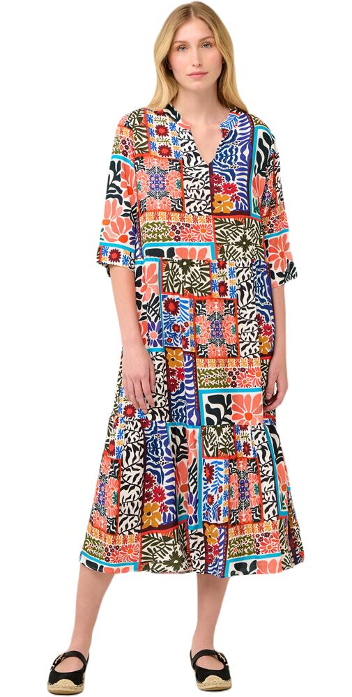 Dlouhé šaty Vamp s brazilským potiskem 22418 coral bay
