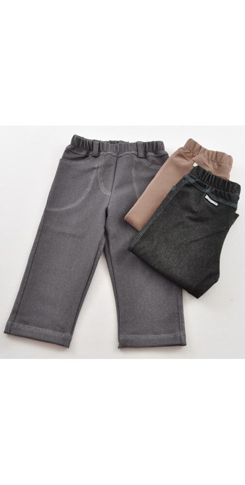 Kalhoty Little Things 93-8404 Věcičky pro malé lidičky - černá, šedá