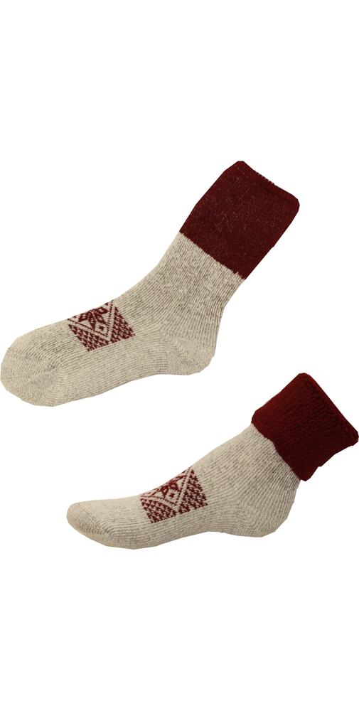 Ponožky Matex Diana Merino bordo
