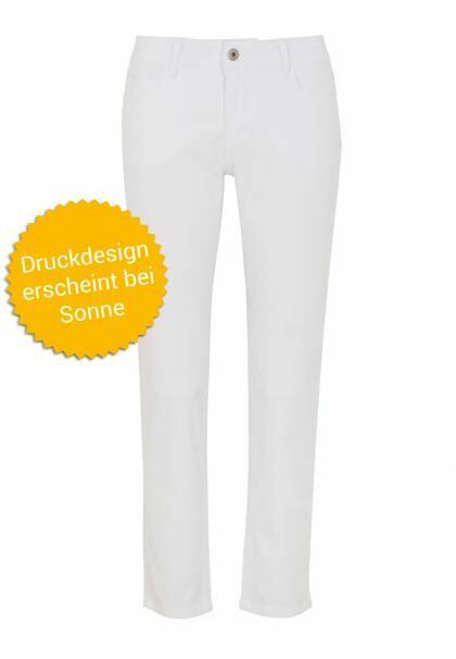Bílé dámské kalhoty 