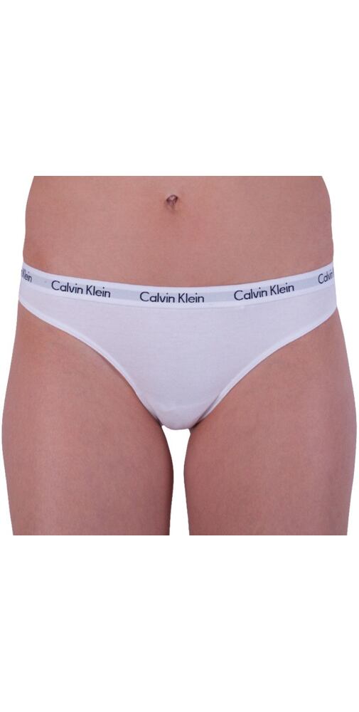 Bílá tanga Calvin Klein