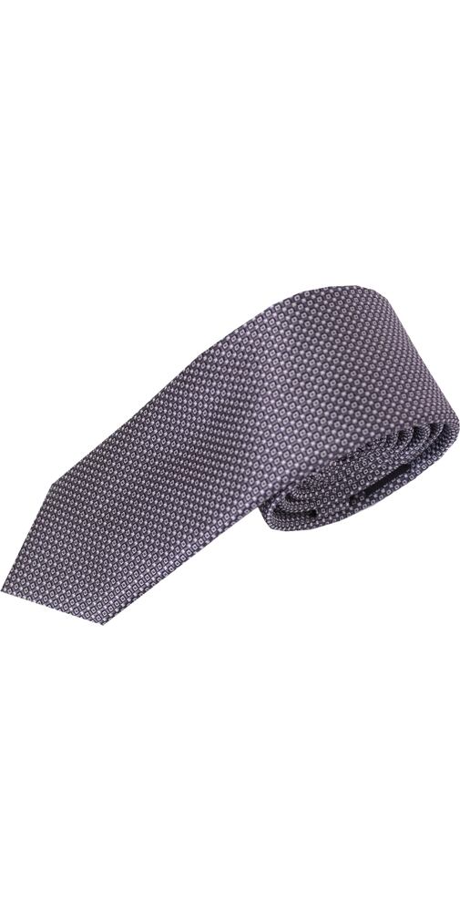Šedá elegantní kravata AMJ