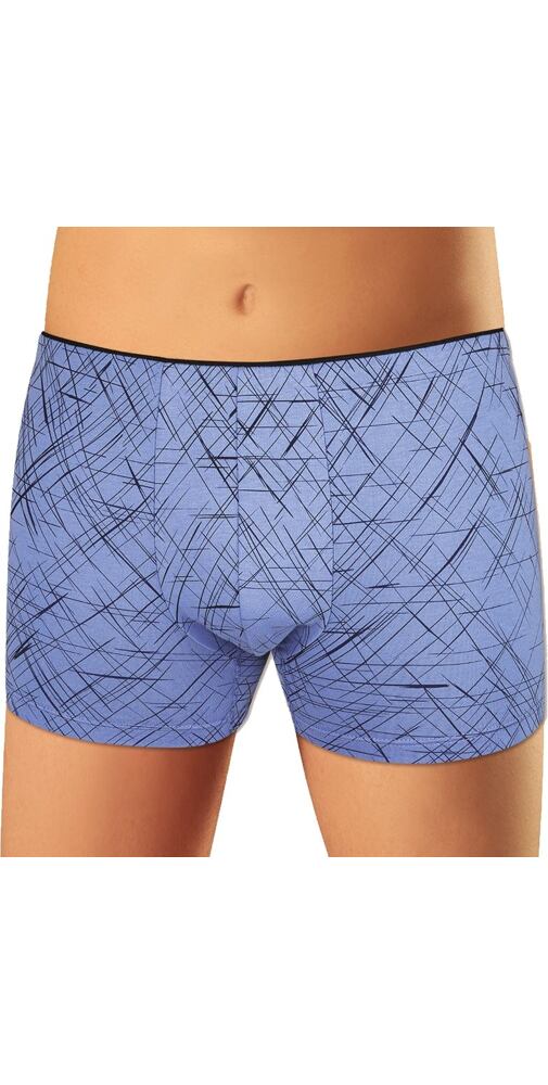 Pánské boxerky se skrytou gumou PS 5595 sv.modré