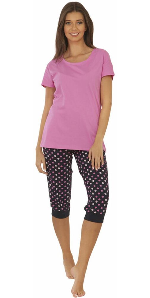 Mladistvé dámské pyžamo Pleas 176321 pink
