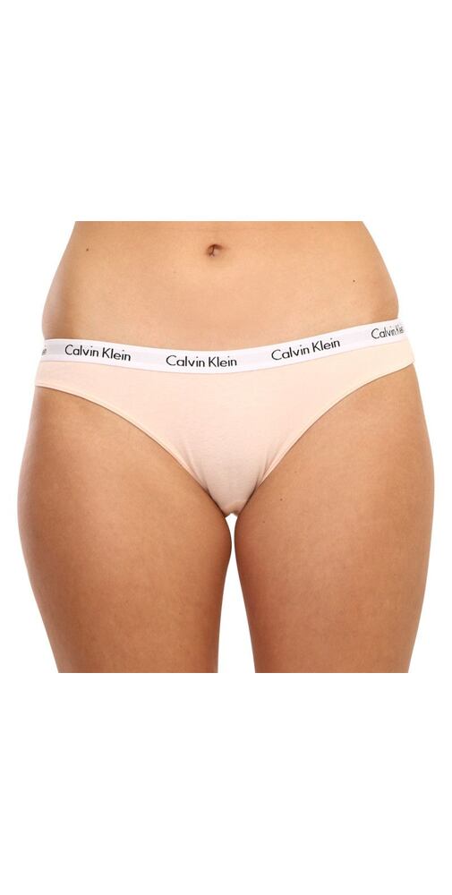 Kalhotky Calvin Klein Carousel QD3588E pudr