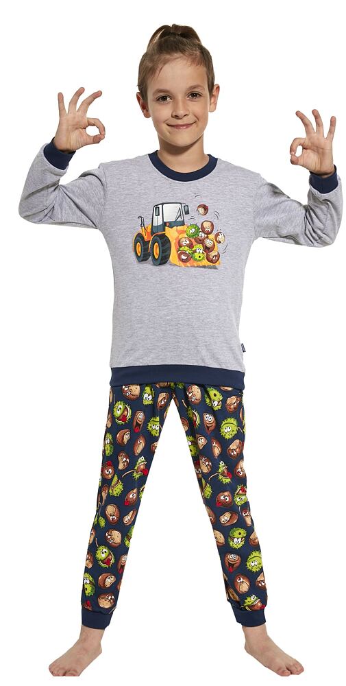 Obrázkové pyžamo pro kluky Cornette Kids Chestnuts
