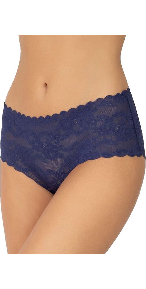 Vyšší krajkové kalhotky Julimex Bellie Maxi navy