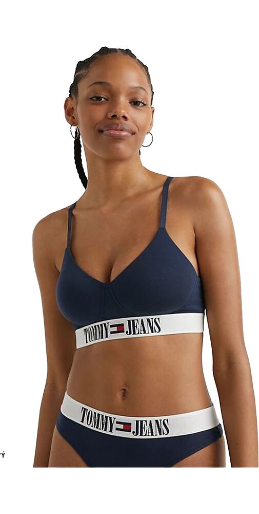 Sportovní podprsenka Tommy Hilfiger Bralette UW0UW004257 navy
