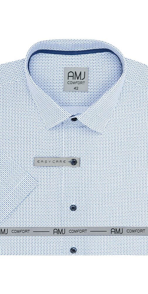 Košile AMJ Comfort slim VKSBR 1278 bílo-modrá