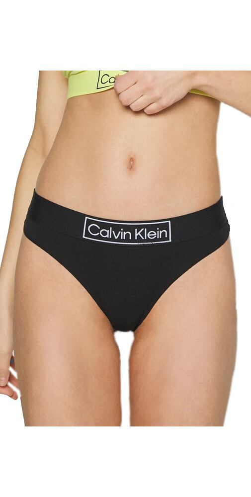 Tanga pro ženy Calvin Klein Reimagined Heritage QF6774E noční modř