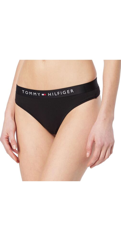 Dámská  tanga Tommy Hilfiger UW0UW04146 černá