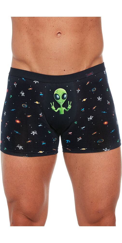 Boxerky pro muže Cornette Tattoo Alien