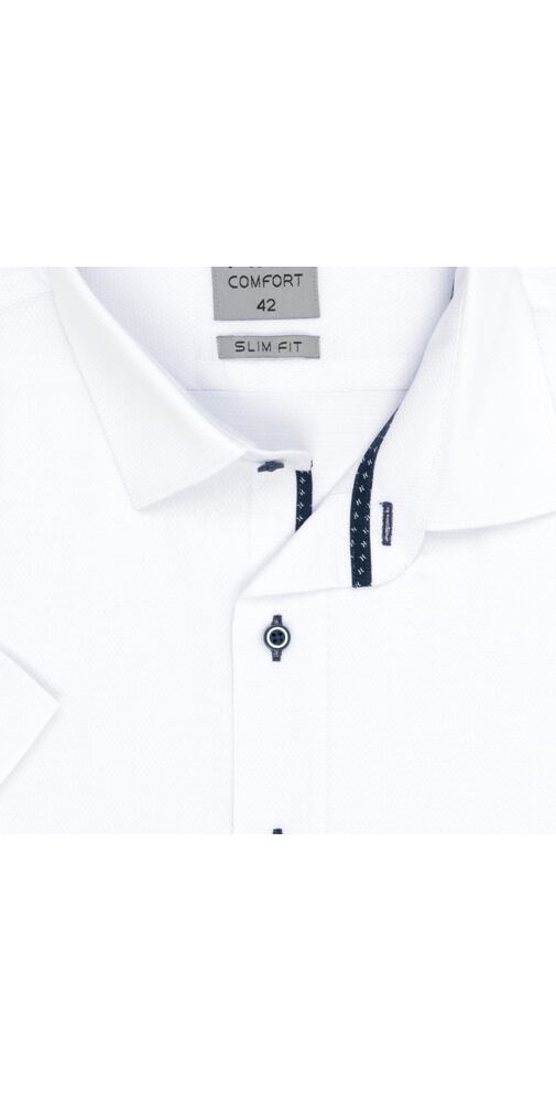 Pánská košile AMJ Comfort slim VKSBR 1154 bílá