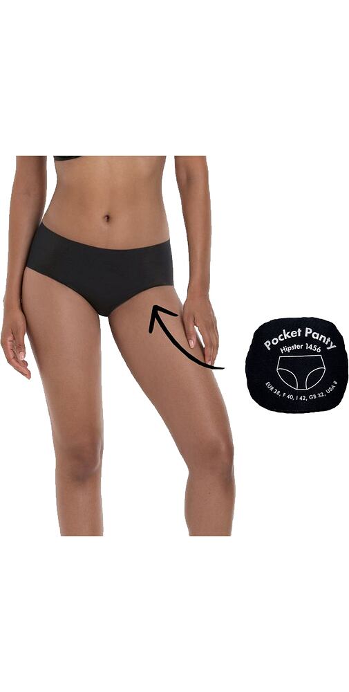 POCKET PANTY Hipster Anita 1456 černé