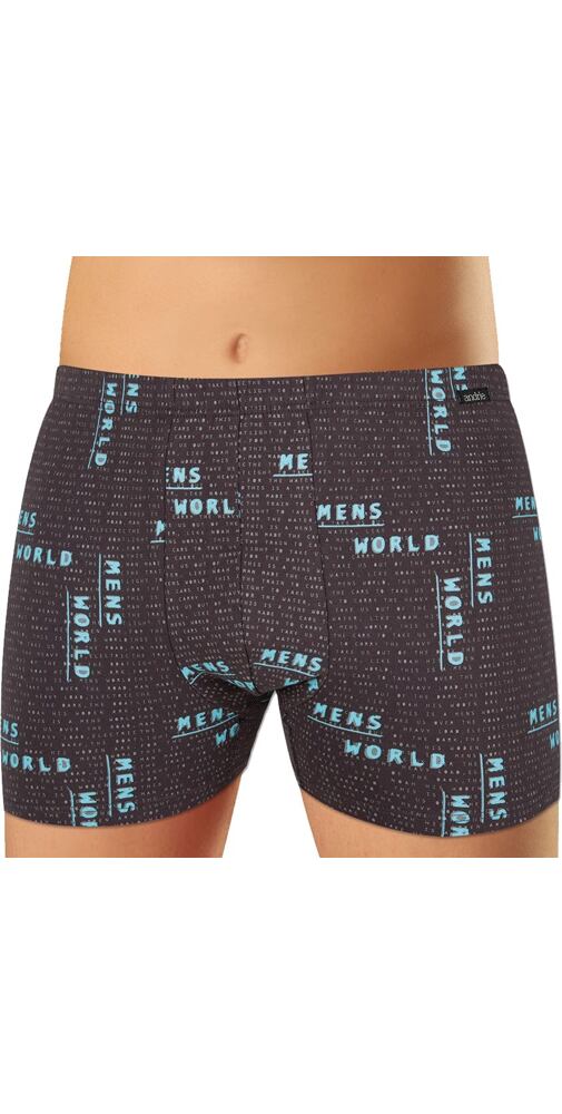 Pánské boxerky bavlna/lycra Andrie PS 5784 grafit