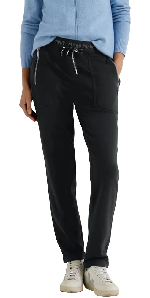 Casual Fit ležérní kalhoty Cecil pro ženy 377015 černé