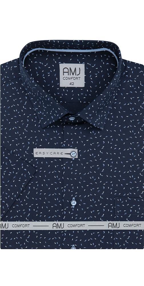 Elegantní košile pro muže AMJ Comfort VKBR 1366 navy