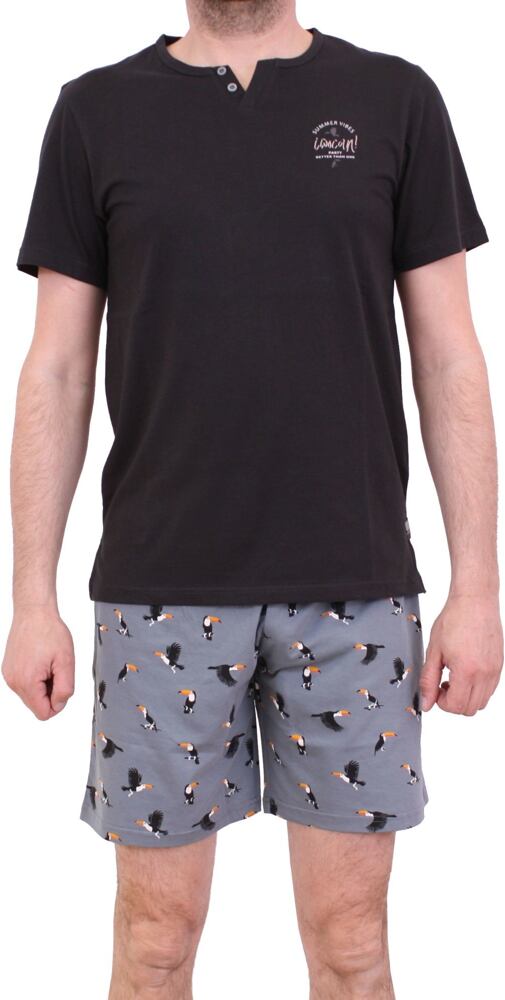 pyžamo Vamp 14730 dark gray