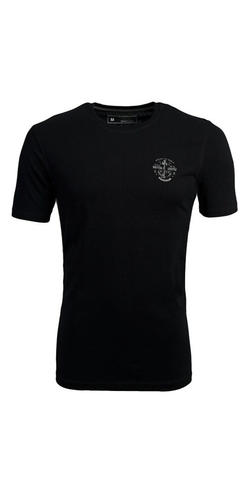 Pánské tričko s krátkým rukávem PakoJeans Lifestyle černé