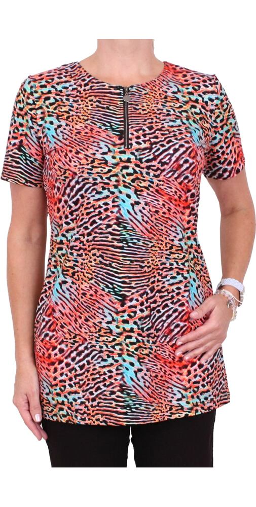 Dámská lehce prodloužená tunika Sabatti 21040 multicolor