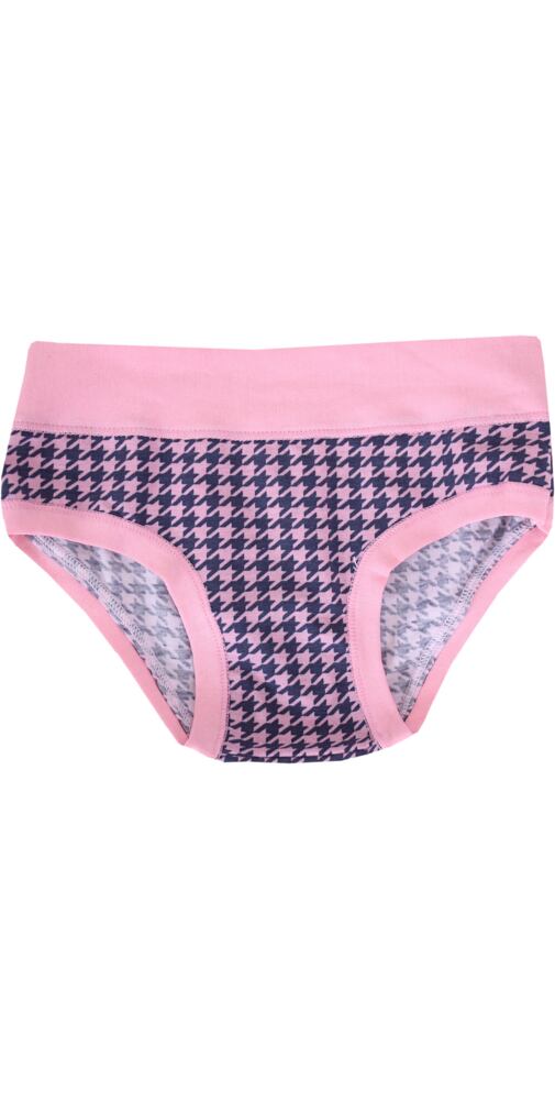 Bavlněné kalhotky pro holčičky Emy Bimba B2445 kohout pink