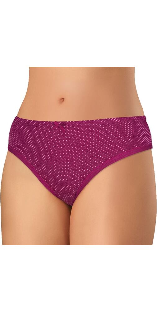 Dámské bavlněné kalhotky Andrie PS2841 purpurová