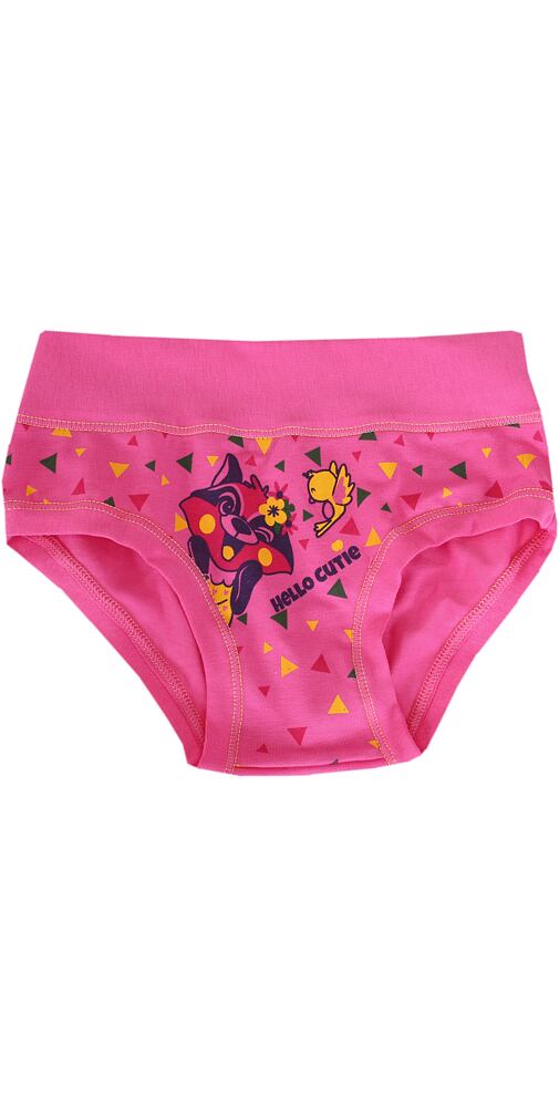 Dívčí kalhotky s obrázky Emy Bimba B2583 rosa fluo