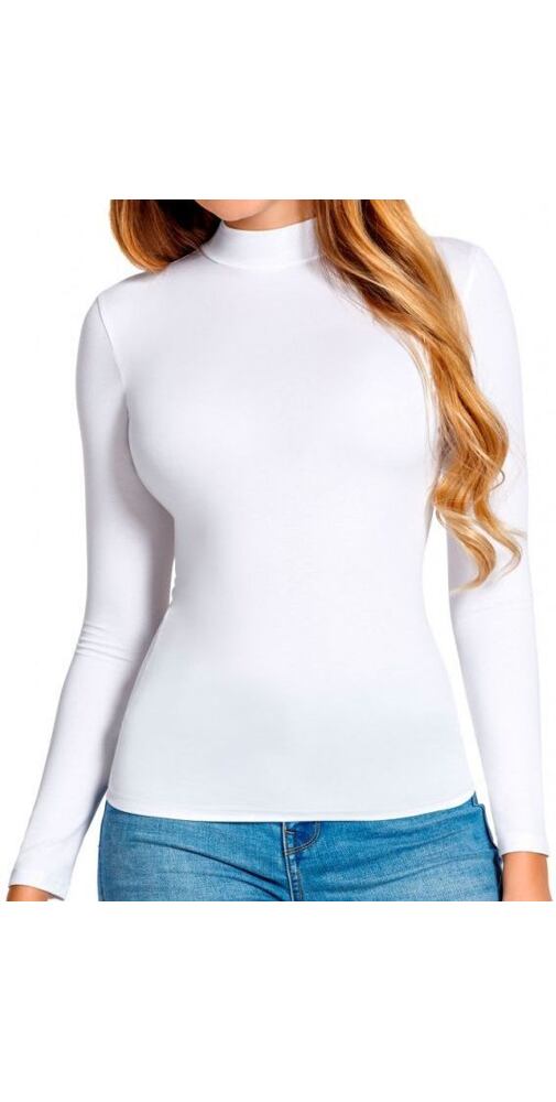 Dámské tričko do stojáčku Marinello 51964 offwhite