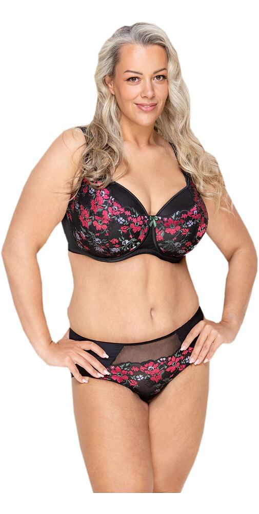 Dámská podprsenka Lady M pro velké poprsí Timo 047817 černá