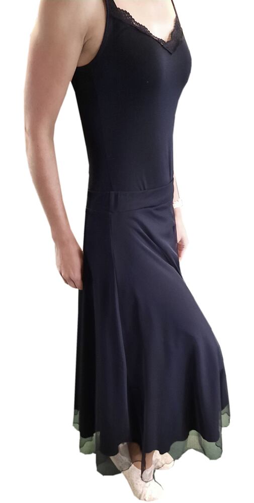 Elegantní dlouhá černá sukně Jopess 520129