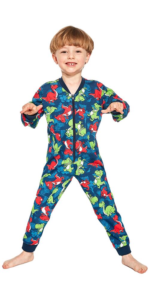 Bavlněný overálek pro kluky do manžety Cornette Kids Dino