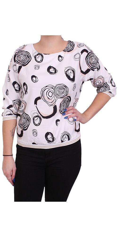 Designová halenka M. Hajdan 1186 mocca