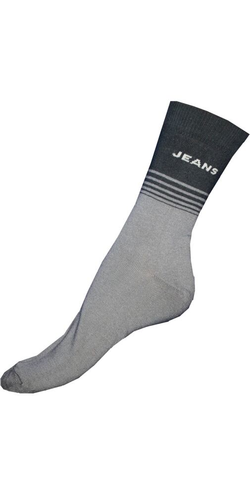 Ponožky Gapo Jeans Pruh - šedá