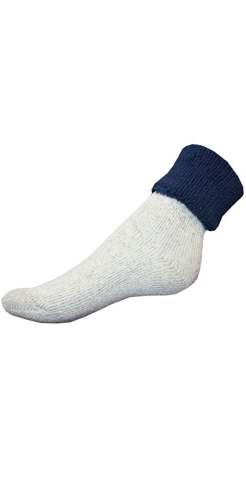Ponožky Matex 608 Hermína Merino - tmavěmodrá