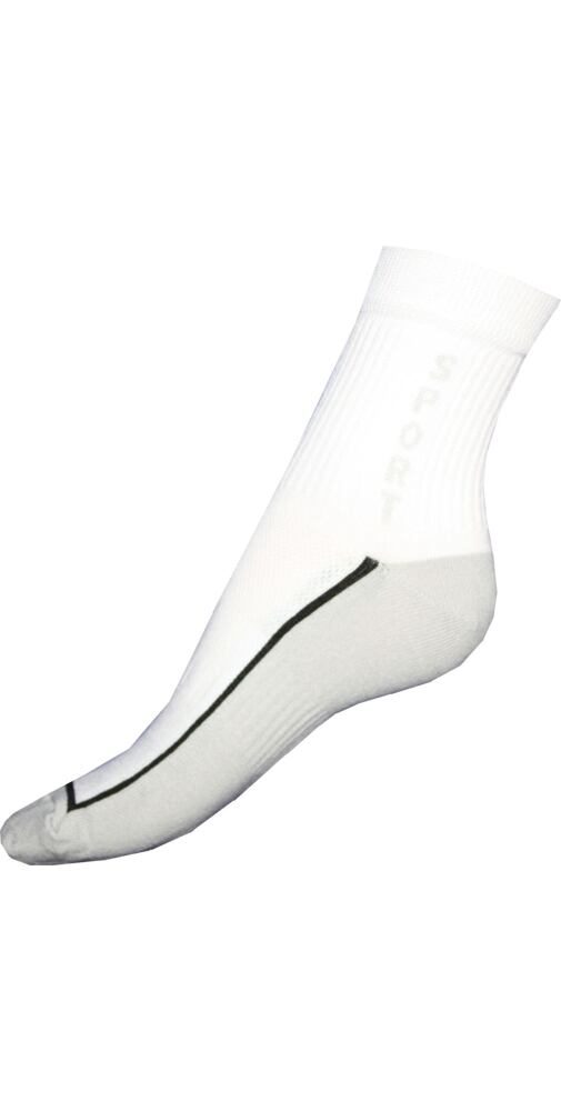 Ponožky Gapo Sporting Sport bílosv.šedá