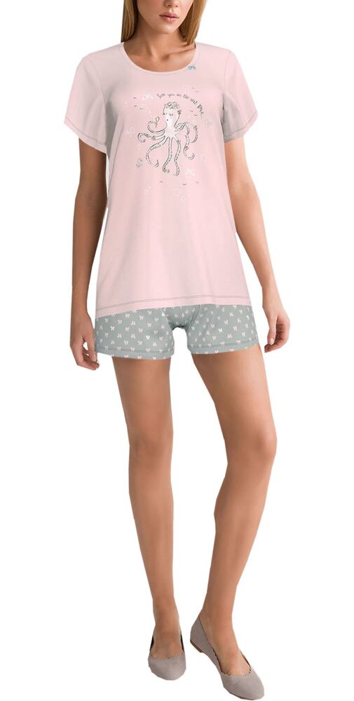 Dívčí letní pyžamo pink kolekce Alice