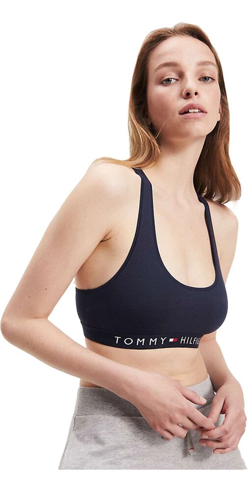 Sportovní bavlněná podprsenka Tommy Hilfiger