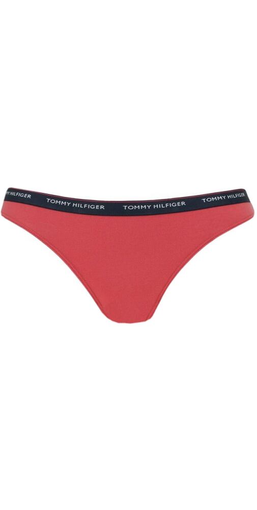 Červené bavlněné bikini Tommy Hilfiger