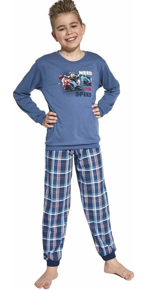 Chlapecké pyžamo s motorkou Cornette Kids Caps