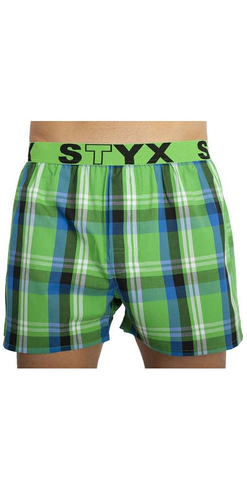Trenky s přiznanou gumou Styx B830