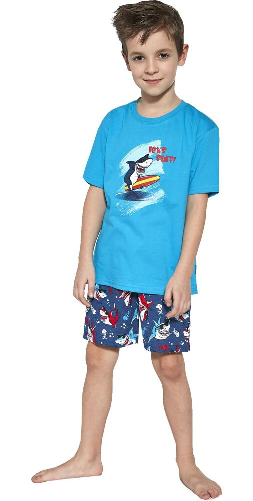 Krátké pyžamo pro kluky Cornette Kids Shark