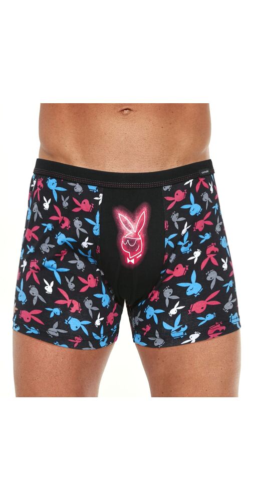 Vtipné boxerky Cornette Tattoo Bunny černé