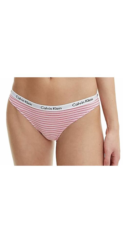  dámské kalhotky Calvin Klein pink proužek