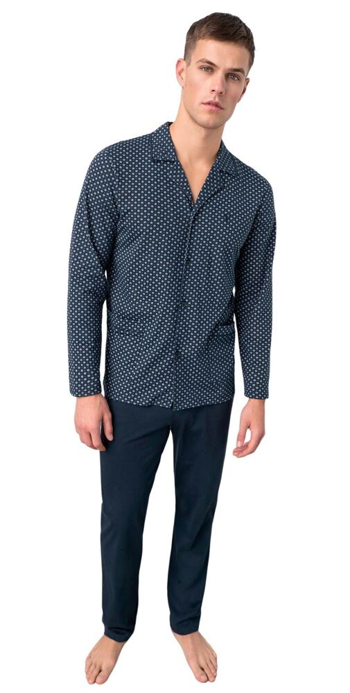 Pánské pyžamo Vamp Marlon 17603 blue salute
