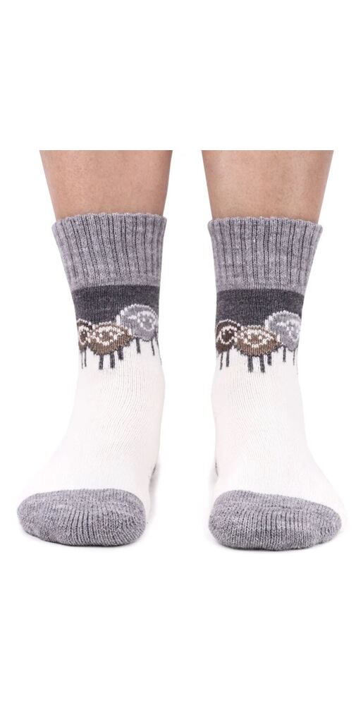 Ponožky s ovčí vlnou Matex Dita M852 cream