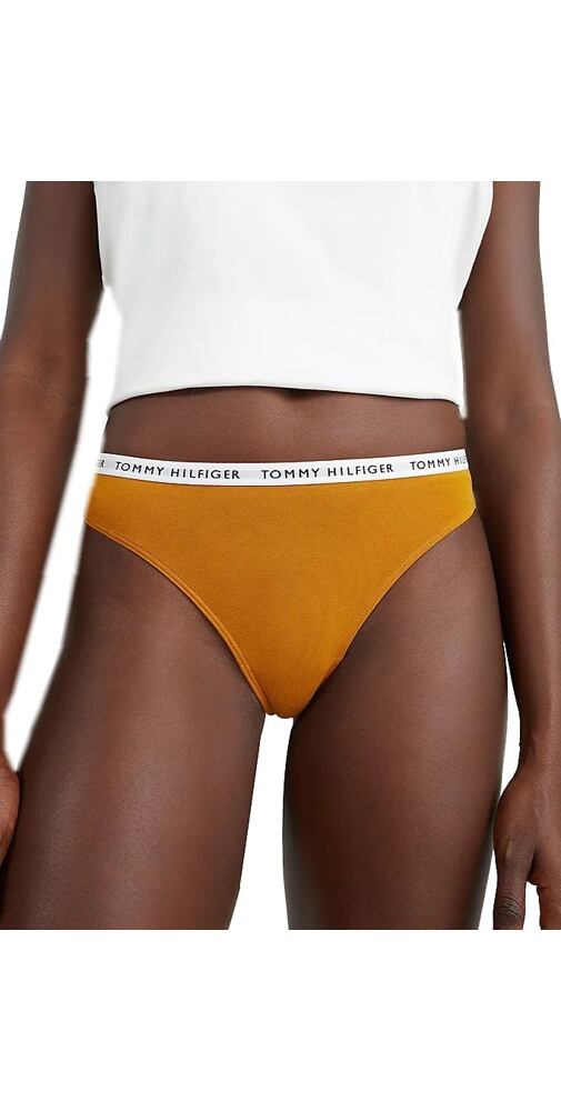 Dámská tanga Tommy Hilfiger UW0UW02829 medové